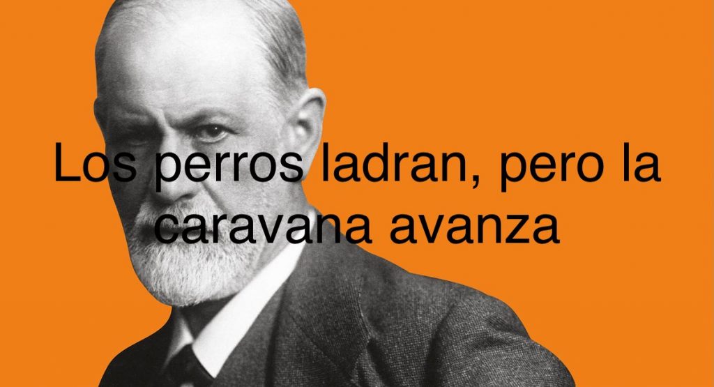 los perros ladran pero la caravana avanza